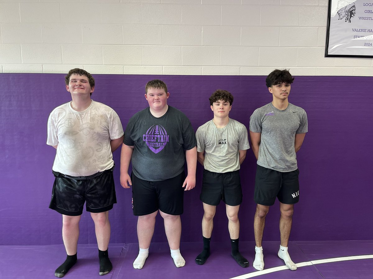 logan_football's tweet image. Dudes of the Week!

Selected by their teammates for this week for leadership, discipline, and a relentless pursuit of excellence. 

Brennon Johnson, Charles Dietzel, Hunter Pippin, Wyatt Allen

#protectthetribe #gochiefs #oneprogram
