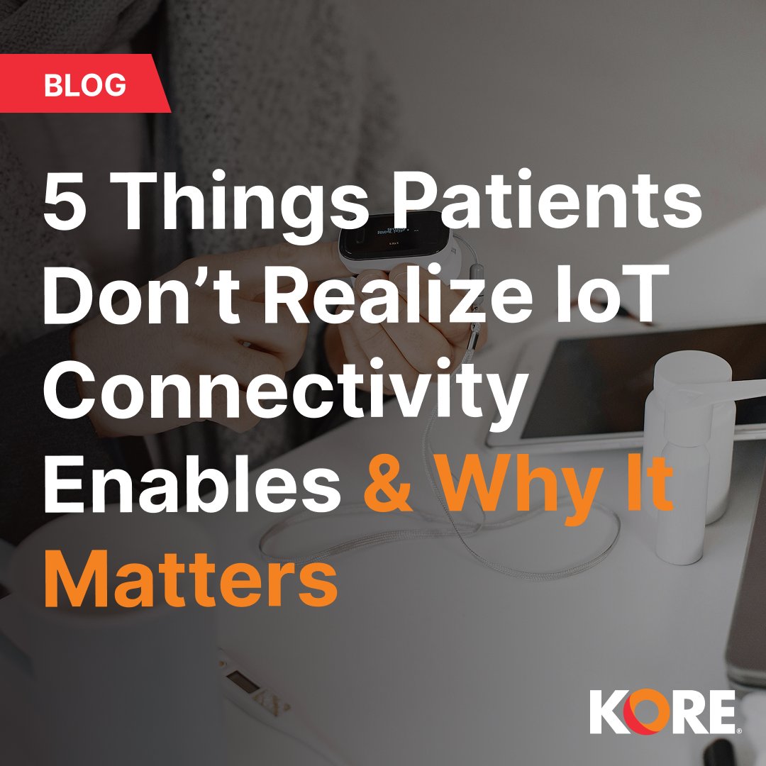 KORE_Wireless's tweet image. That connected health device? The real hero is the #connectivity behind it. 

Learn the 5 enablers that make connected care possible. 

Read more: bit.ly/3PUt2nl

#IoTConnectivity #RemoteMonitoring #ConnectedCare #Blog
