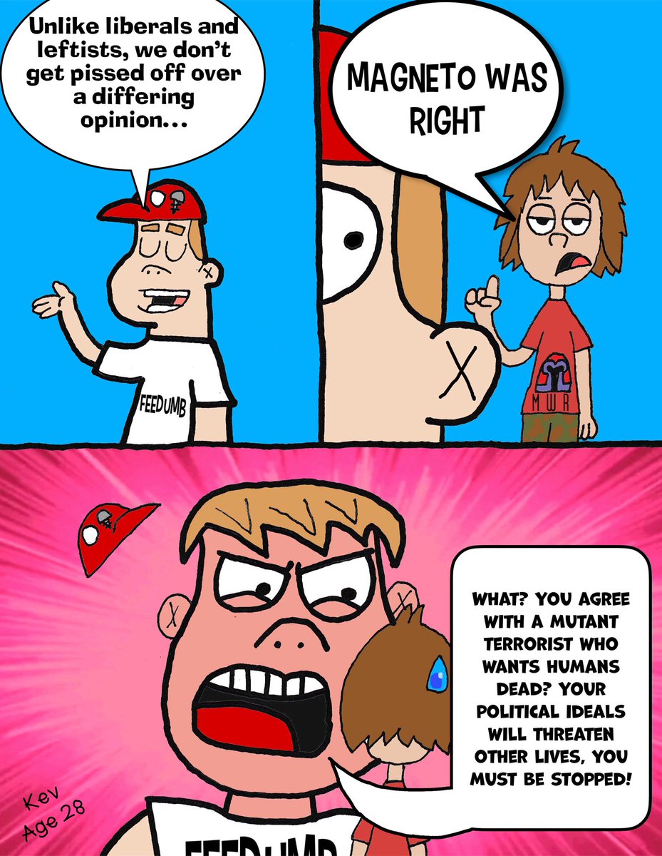 DaRelKevinEsta's tweet image. @skscartoon #magnetowasright #TFD