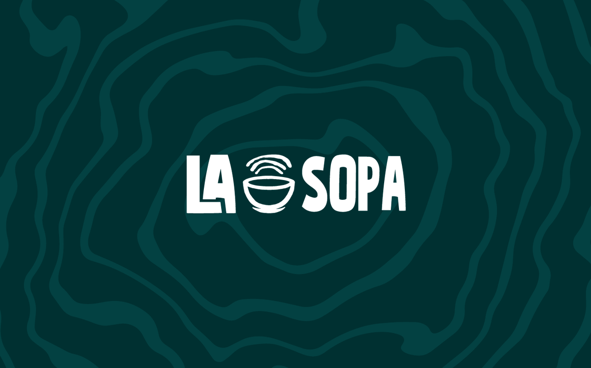miike_mk's tweet photo. 🔥Branding 2026 que desenvolvi para o podcast LA SOPA Podcast, focado no Dota 2.
A identidade une uma tigela de sopa com sinais de transmissão, representando conversa, conexão e alcance.
#branding #designgrafico #dota2 #identidadevisual https://t.co/b3gJunqanM