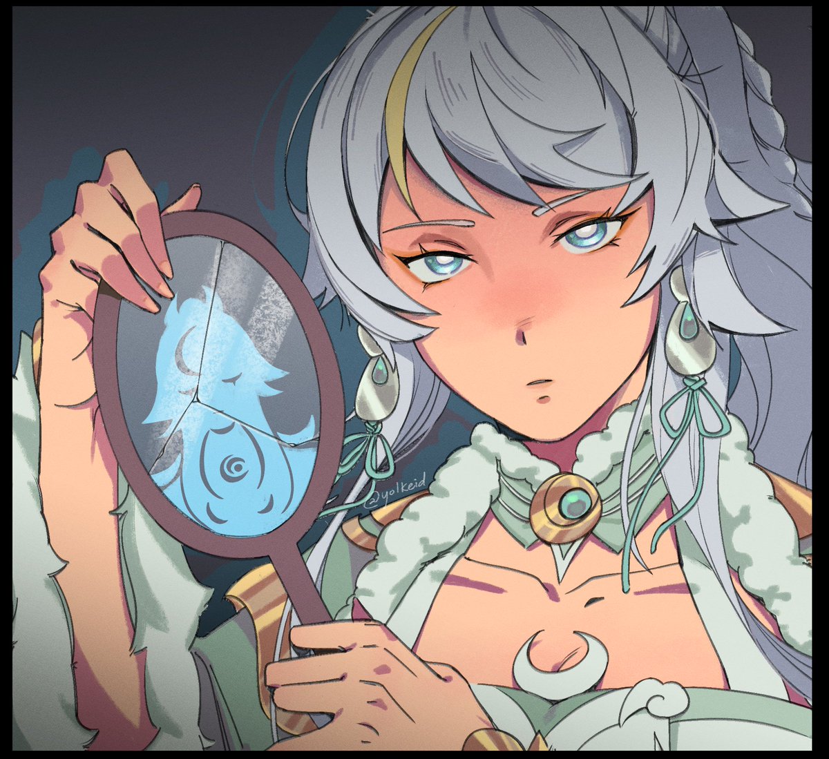 probably won’t do clean lineart like this again but here’s a more clearer look 🐎 ily zibai