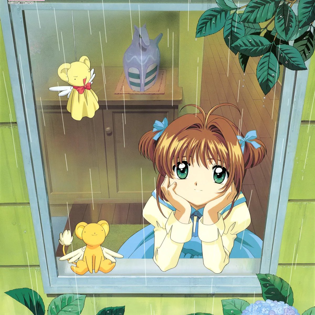 Furubafani's tweet image. Girls looking outside of the window