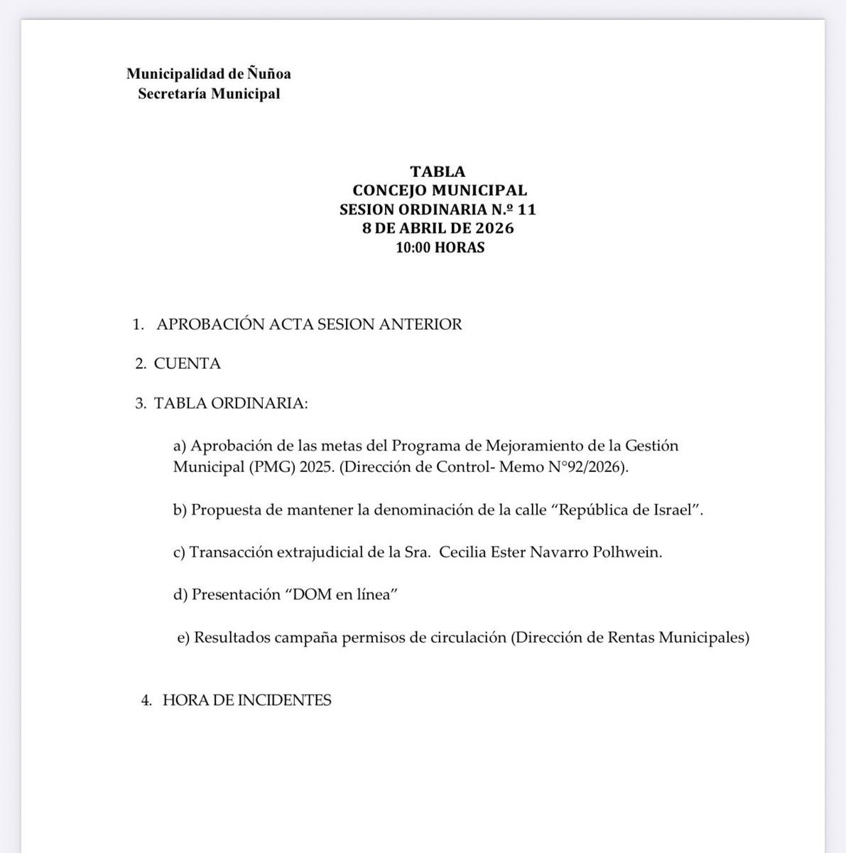 Andrés Argandoña Concejal Ñuñoa tweet media