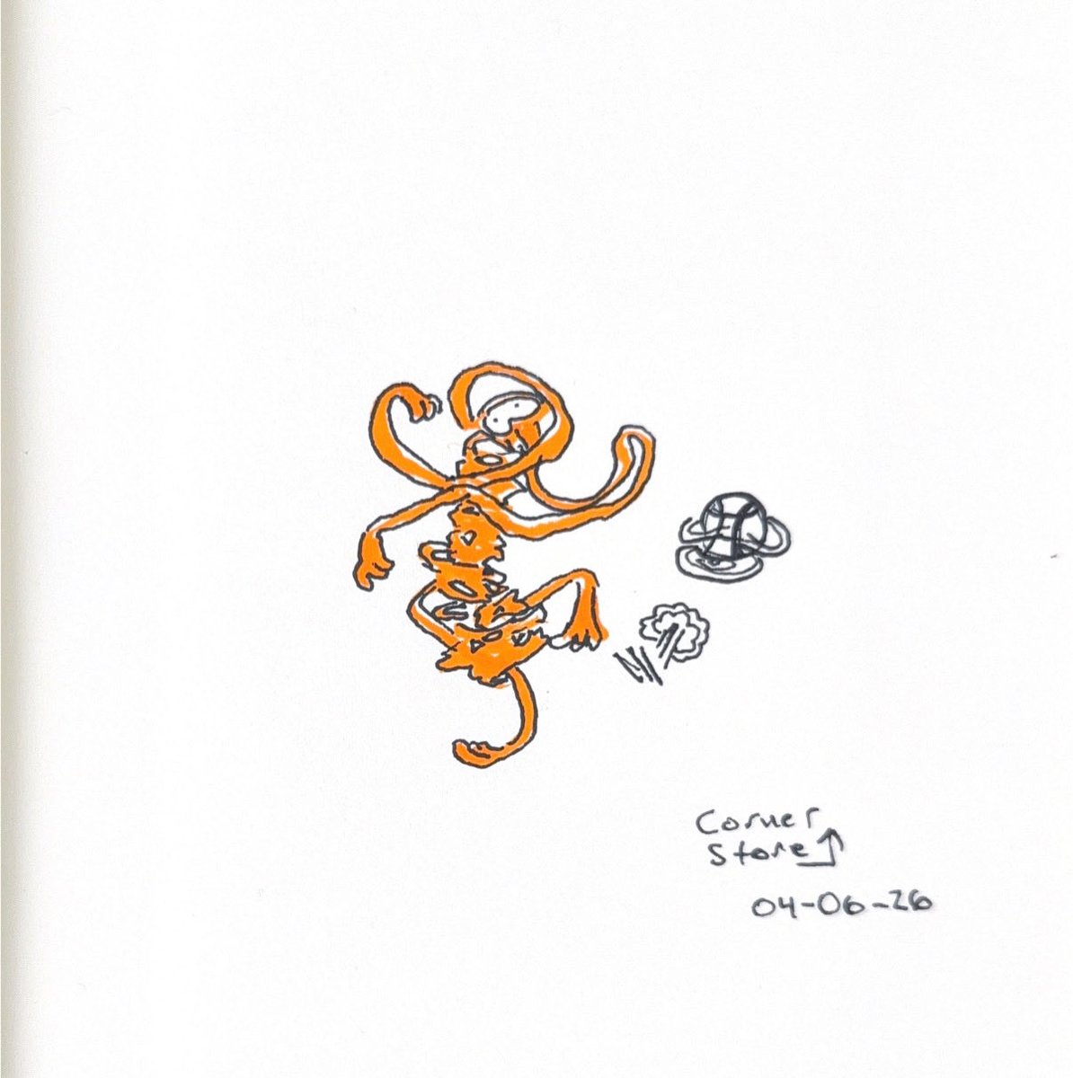 CornerStore64's tweet photo. don’t play outside of your skill zone, you’ll tangle yourself up 

#art #fyp #cornerstore #nba #nbaplayoffs #drawing #doodle #newartist https://t.co/IId9j3DyqS