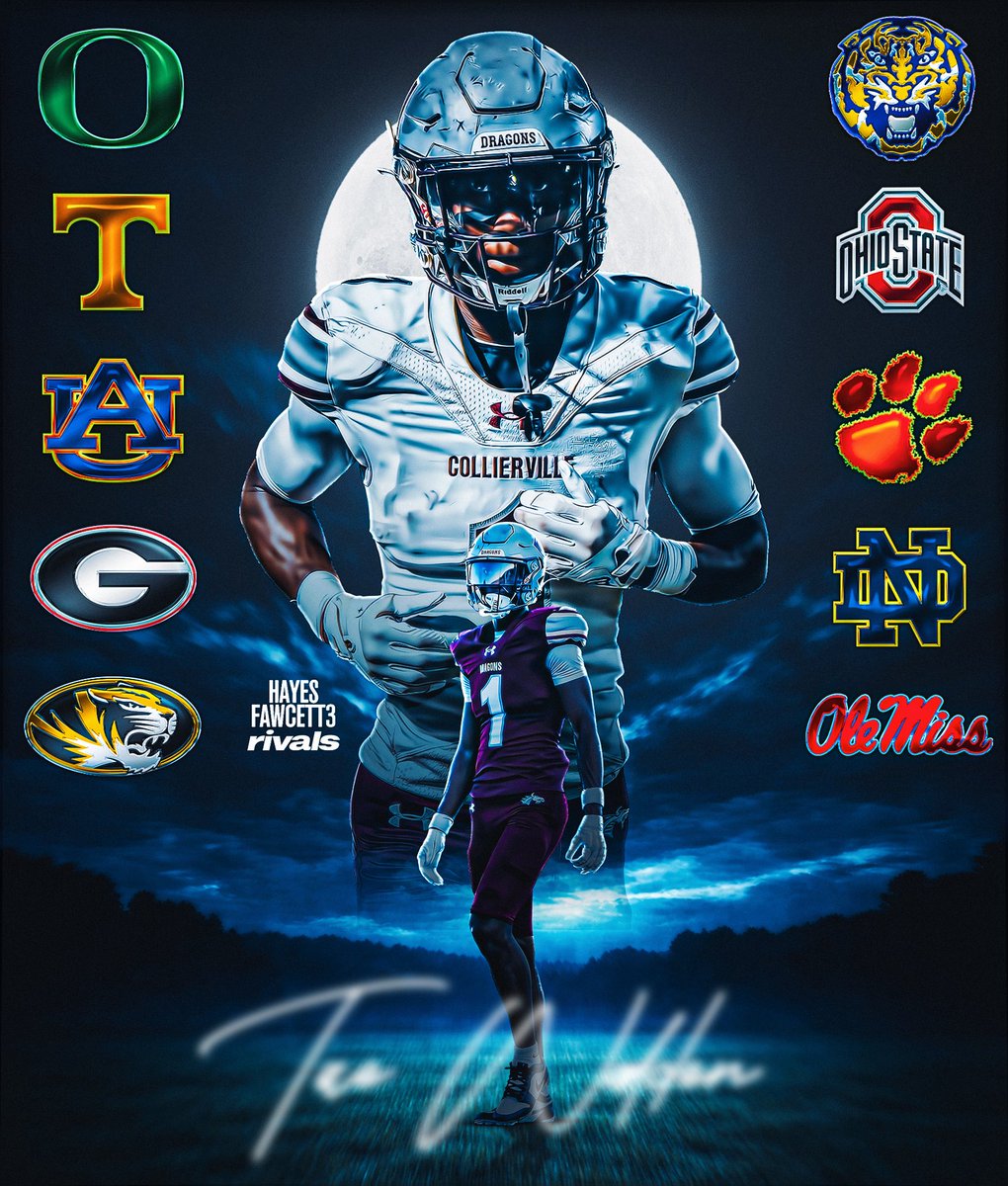 NEWS: Four-Star WR Tae Walden Jr. is down to 10 Schools, he tells me for <a href="/Rivals/">Rivals</a>

The 6’2 175 WR from Memphis, TN is ranked as a Top 5 Recruit in Tennessee (per Rivals)

Where Should He Go? ⬇️

on3.com/rivals/tae-wal…
