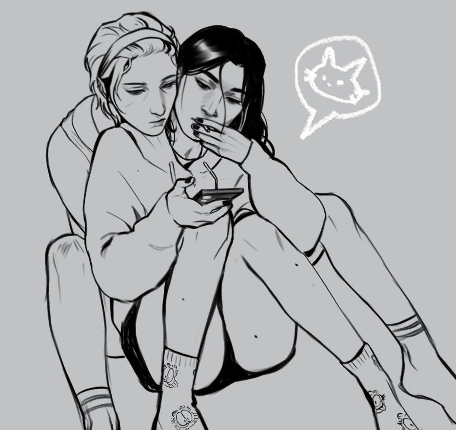 safiprice doomscrolling cat vids together bc i know they would