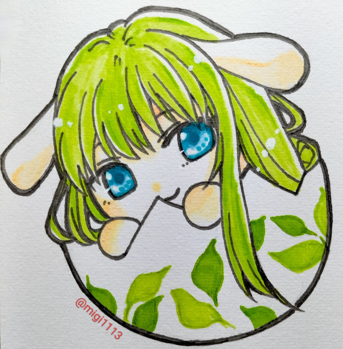 migi1113's tweet photo. エルキドゥ
『僕も生まれ直してもいい？』
 
#strangefake  #fgo
#ストレンジフェイク
#イースター https://t.co/tyJv1iR8Zr