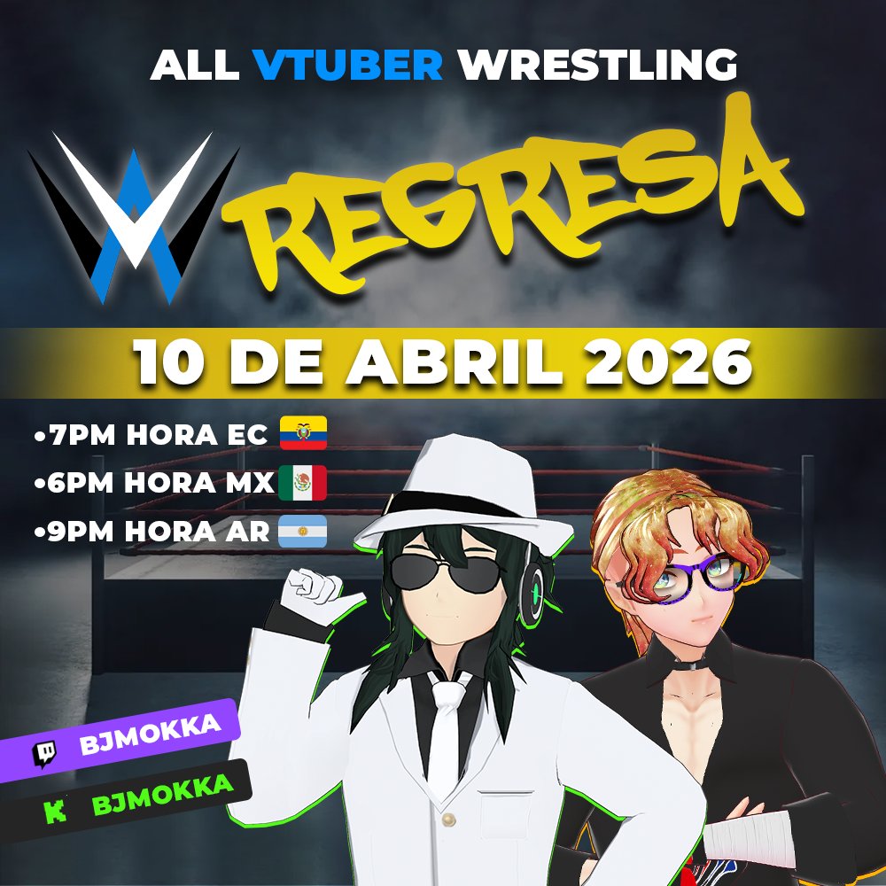 ALL VTUBERS WRESTLING - (Postulaciones Abiertas) tweet media