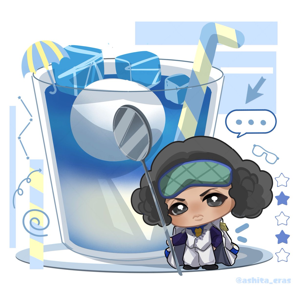 Icy lychee martini.
#kuzan #onepiece #commission