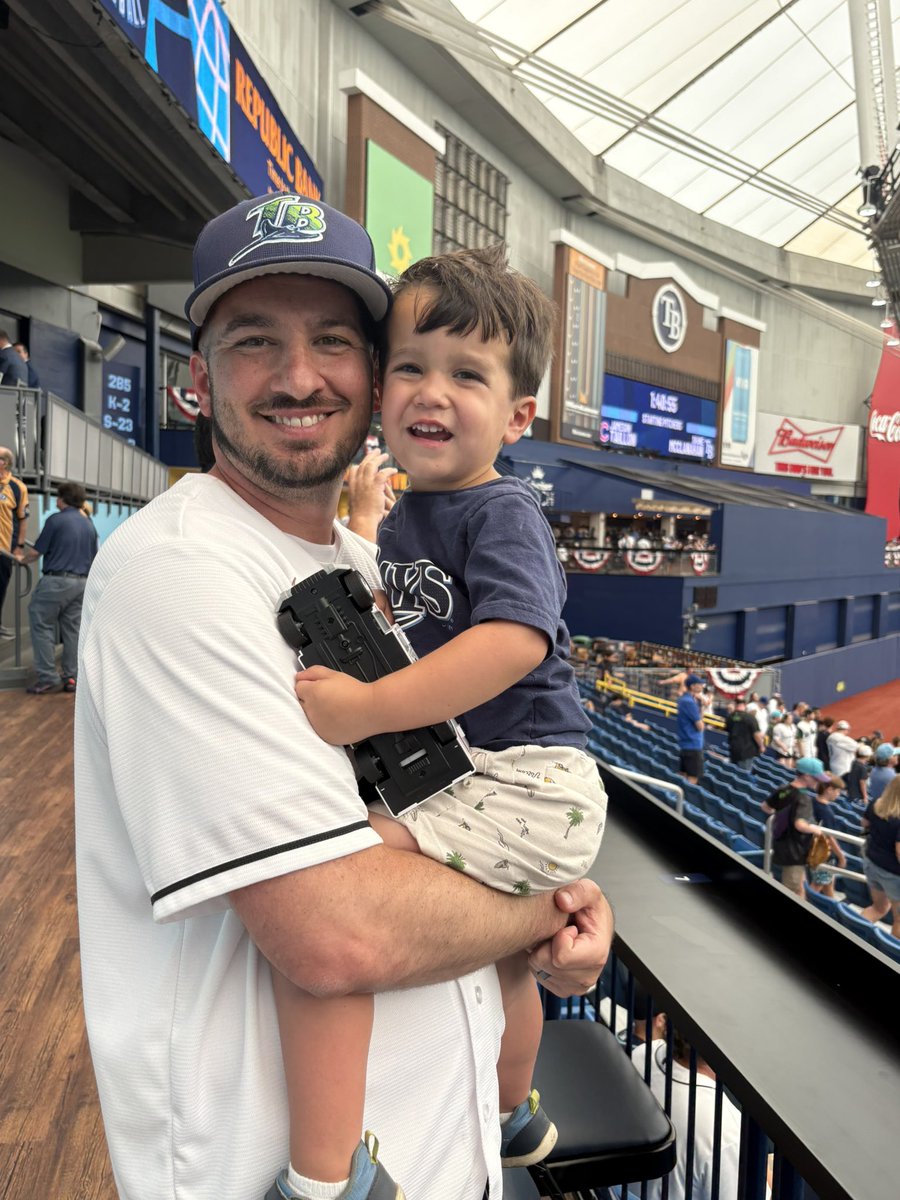 AIannelliJr21's tweet photo. Great to be back in the Trop! Go @RaysBaseball ! #RaysUp https://t.co/ujxGZMwRQ8