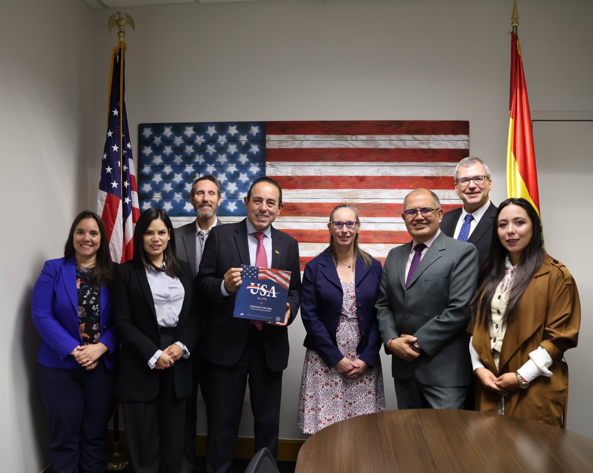 Embajada de Estados Unidos en Bolivia tweet media