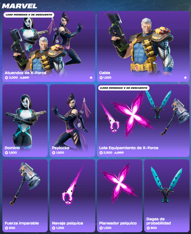 elsoppoorte's tweet photo. TIENDA DE FORTNITE 6 DE ABRIL

-Rogue y Gambito
-X-Force
-Kit y Minipolilla

Código: ELSOPPORTE en la tienda de Fortnite si gustan apoyar❤️

#Fortnite #EpicPartner #FortniteCh7S2 #FortniteShowdown #TeamIceKing #TeamFoundation #hercules #fncs #marvel #xmen https://t.co/zFOKRPCQIz