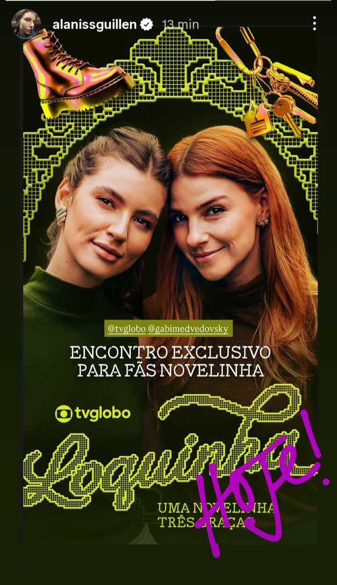 alanis postando com a legenda igual vó eu amo ela cara 😭😭😭😭