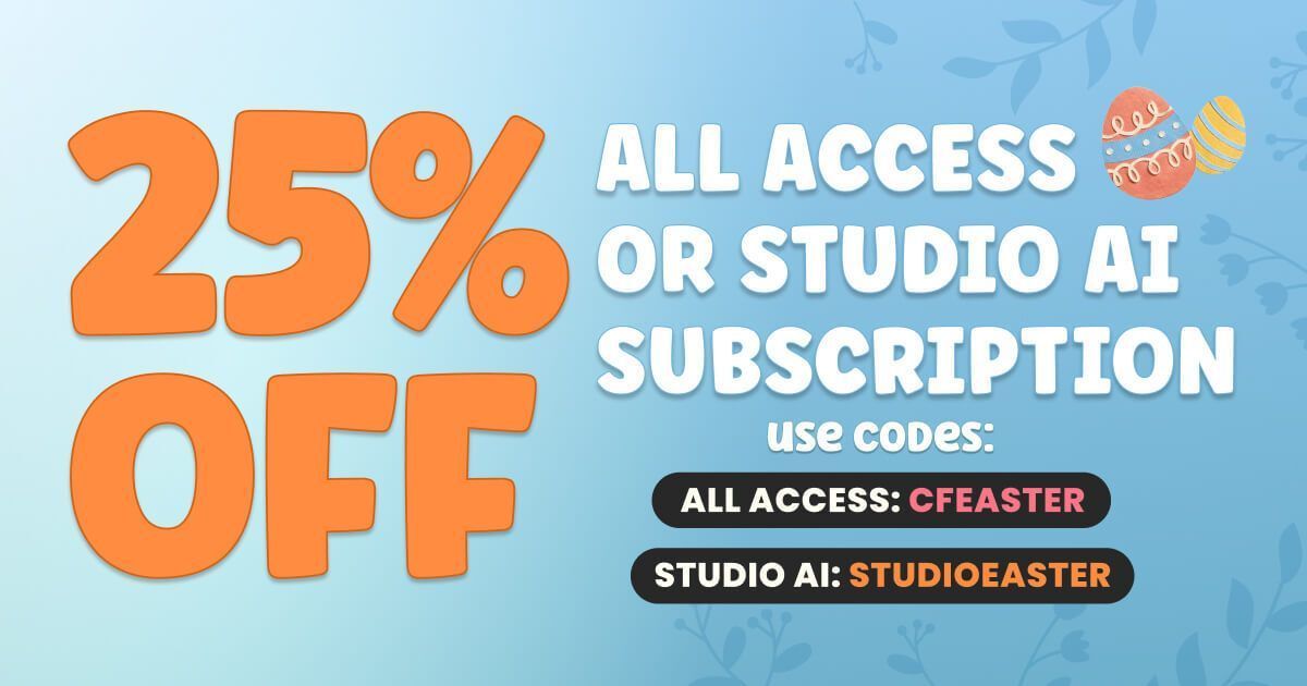 TheReviewWire's tweet image. Get 25% OFF All Access &amp;amp; Studio AI 🎉 New subscribers only, ends April 12 (ad)

✨ All Access - Code: CFEASTER
Unlock 12M+ fonts &amp;amp; graphics: creativefabrica.com/ref/1879117/

✨ Studio AI - Code: STUDIOEASTER
Access AI-powered tools: studio.creativefabrica.com/ref/1879117/

#AItools #crafters