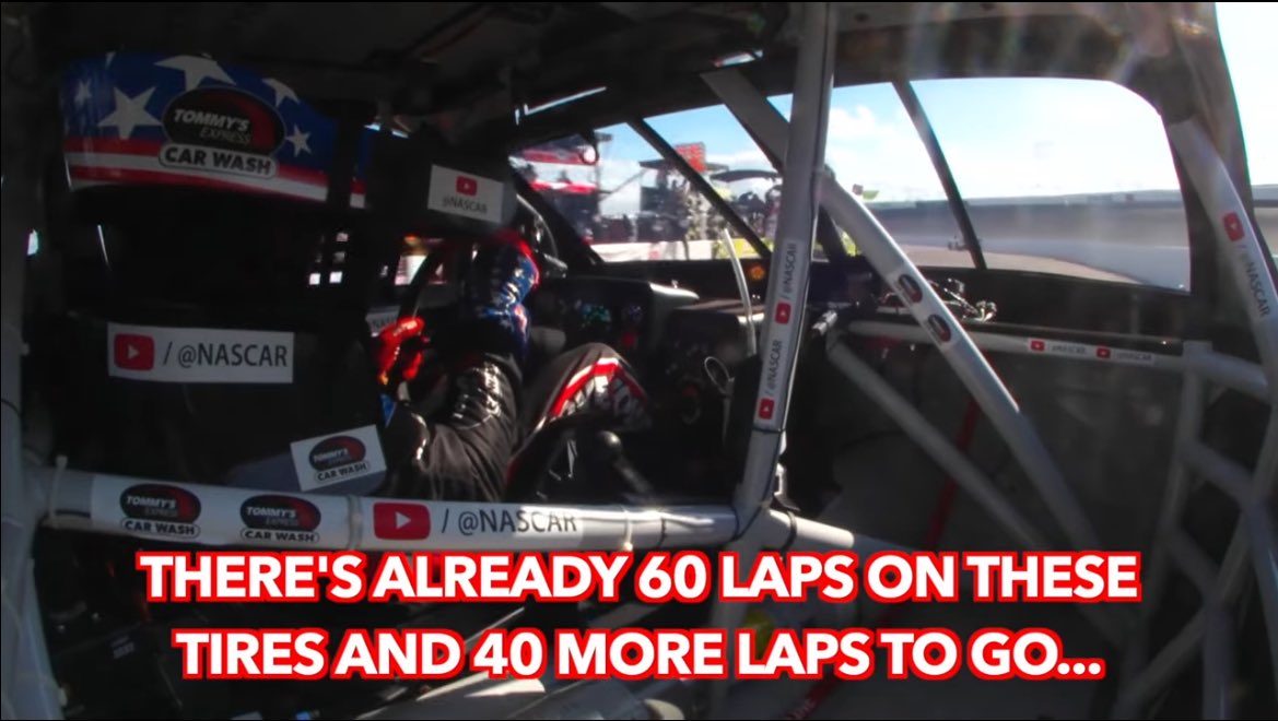 Hard to be a racecar driver when the NASCAR industry, <a href="/NASCAR/">NASCAR</a>, and <a href="/GoodyearRacing/">Goodyear Racing</a> are sabotaging Cleetus McFarland by taking two sets of tires away from the allotment compared to last year

2025 Rock tire allotment/no Cleet: 7 sets
2026 Rock tire allotment/Cleet: 5 sets