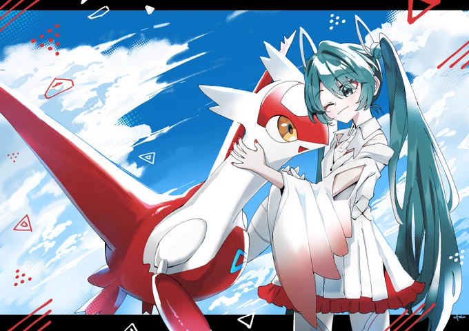 初音ミク x ラティアス 【むげんのチケット】
