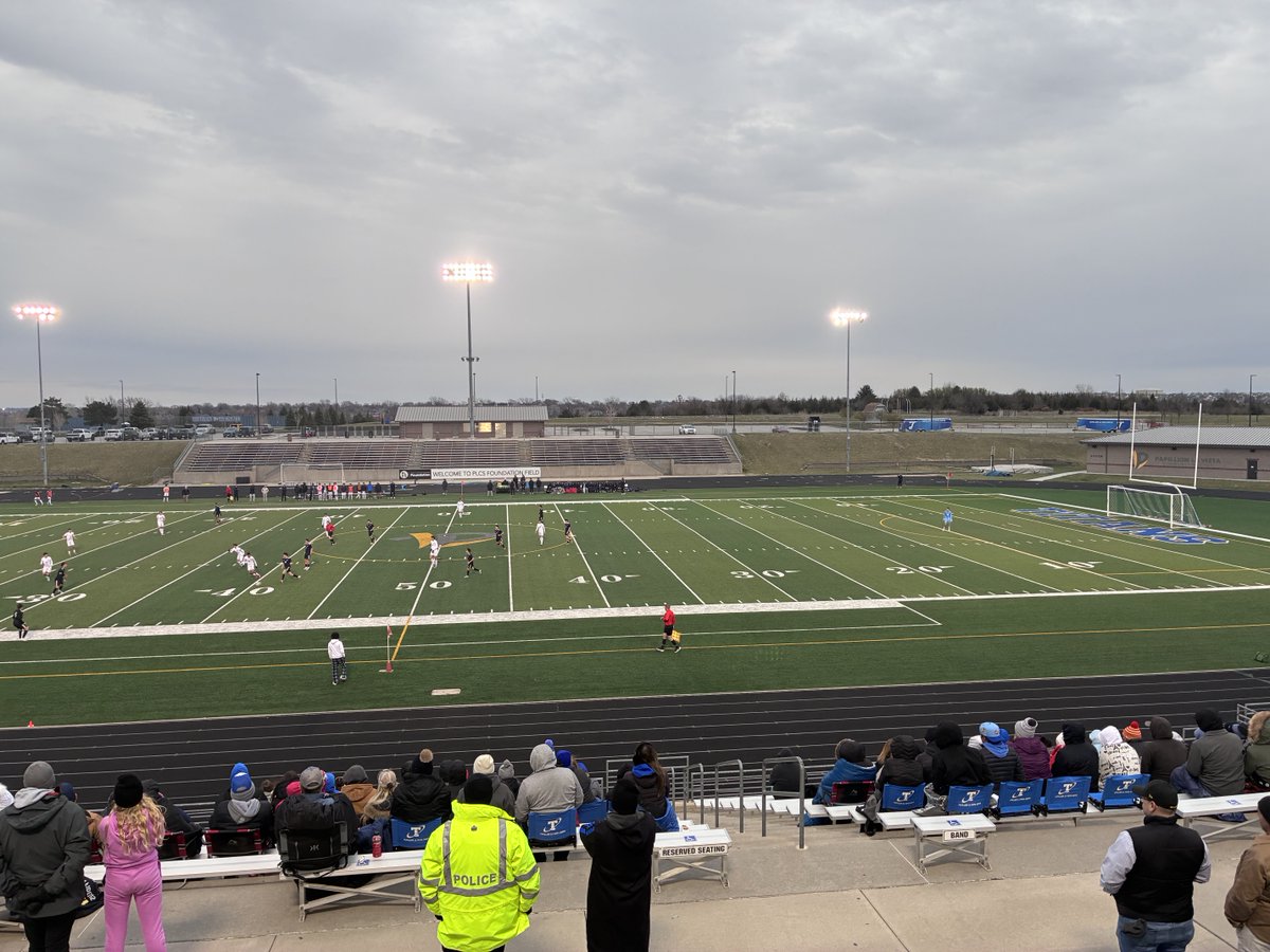 #1 vs #2 in boys soccer!  Titans vs Prep on a great night for soccer.