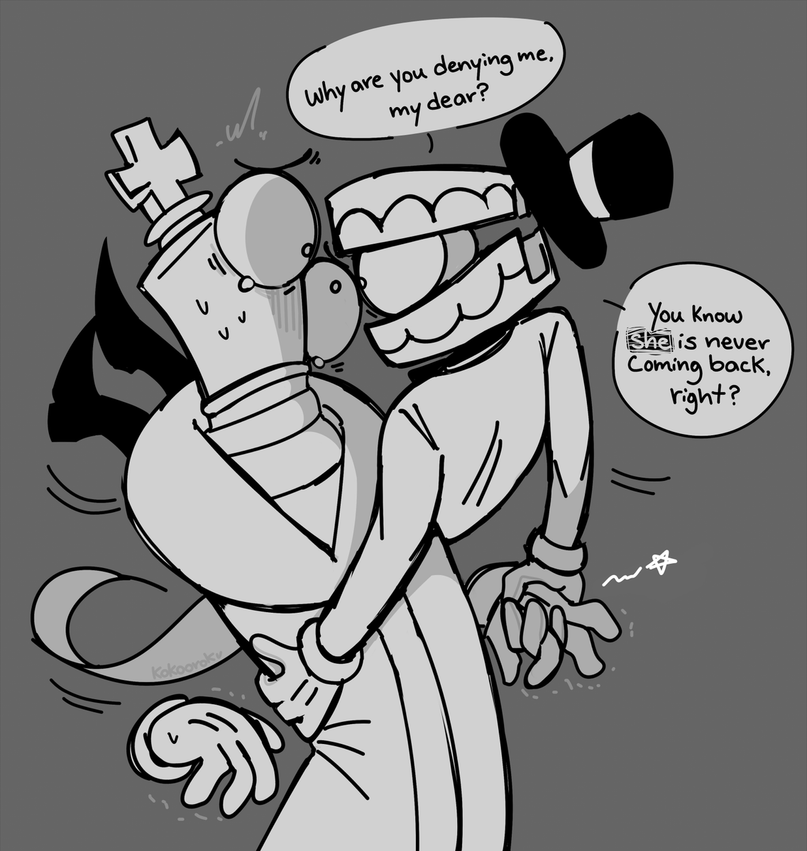 korok yandere caine era tweet media