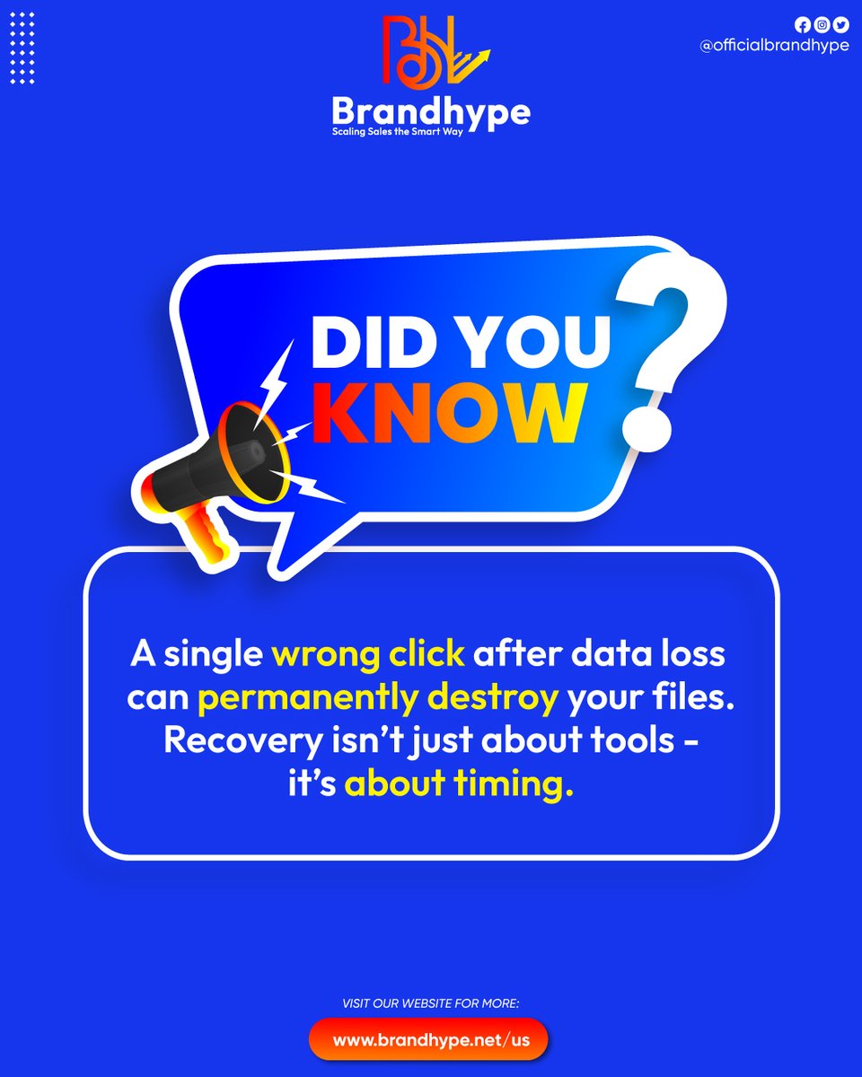 _brandhype's tweet photo. One wrong click can cost everything. ⚠️

Don’t risk your valuable files.

Explore: https://t.co/2hyNMet83M
.
.
.

#brandhype #datarecovery #cybersecurity #dataprotection #techsupport

DataRecovery, CyberSecurity, DataLoss, ITSupport, TechSolutions https://t.co/4JIaFMPniz