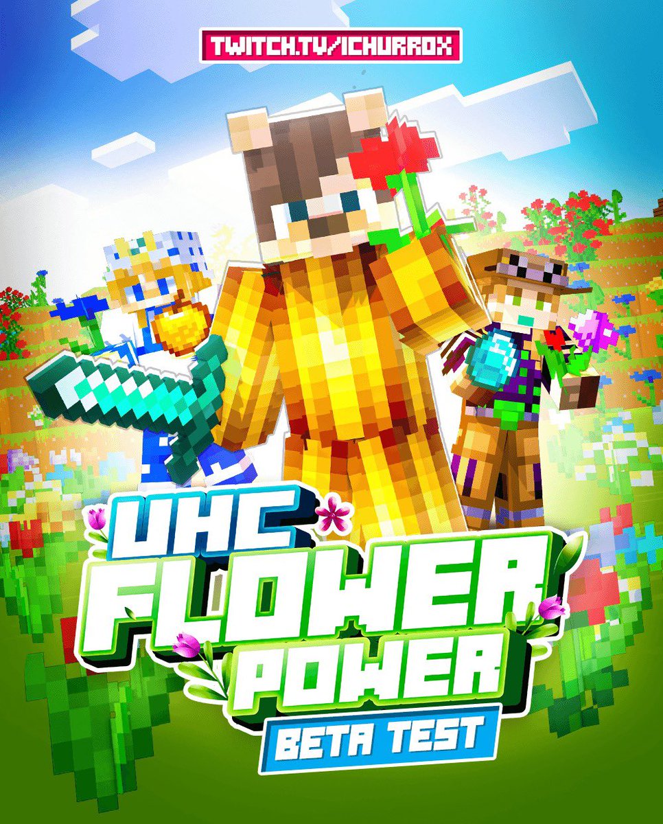 iChurrox's tweet photo. UHC FLOWER POWER - EVENTO DE MINECRAFT 🌷

$20USD EN PREMIO Y 30 CUPOS PARA EL EVENTO OFICIAL ULTIMO BETA TEST TODOS PUEDEN PARTICIPAR SOLO ENTREN AL DISCORD: https://t.co/Dq3YSmrCtC 😎

COMENTA SI QUIERES PARTICIPAR!! ❤️

FECHA: MAÑANA MARTES 7 DE ABRIL A LAS 2:00PM CDMX 🗓️ https://t.co/xvQHNT8mmA