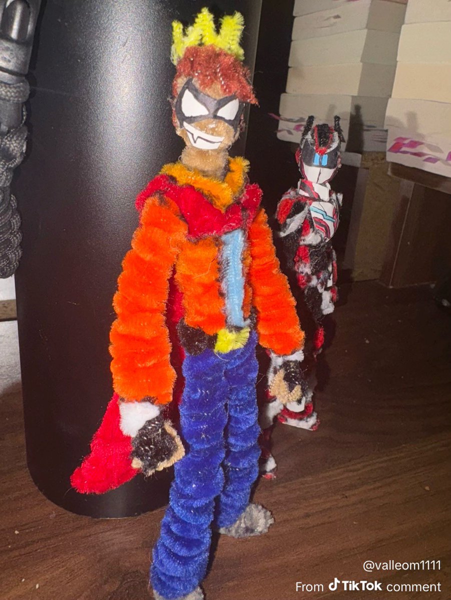 LegoRobert86421's tweet photo. “Now I’m a custom Pipe cleaner figure”
Special thanks to @Pipecleanerman💯 from TikTok for making this awesome figure
#Customfigure #OC #hero #pipecleaner https://t.co/kDJfsmKHCH