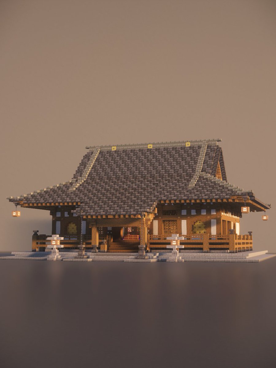 Babukun0603's tweet image. お寺の本堂

落ち着いた佇まいの本堂。

#Minecraft #Minecraftbuilds #和風建築
