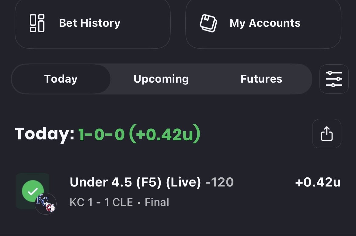 DvandoBetz's tweet photo. 📊 Recap del día: +.42u 💰✅

Se da fácil solo con 2 carreras anotadas en las primeras cinco entradas y empezamos sumando en la semana 

#mlbbets https://t.co/aY7iEzd5XU
