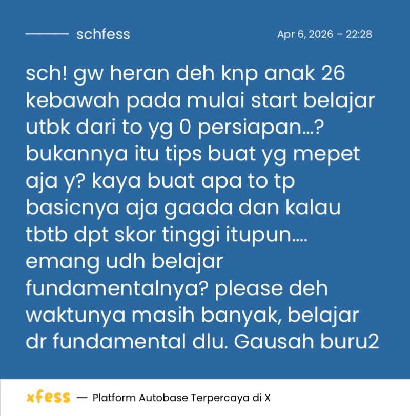 Schoolfess tweet media