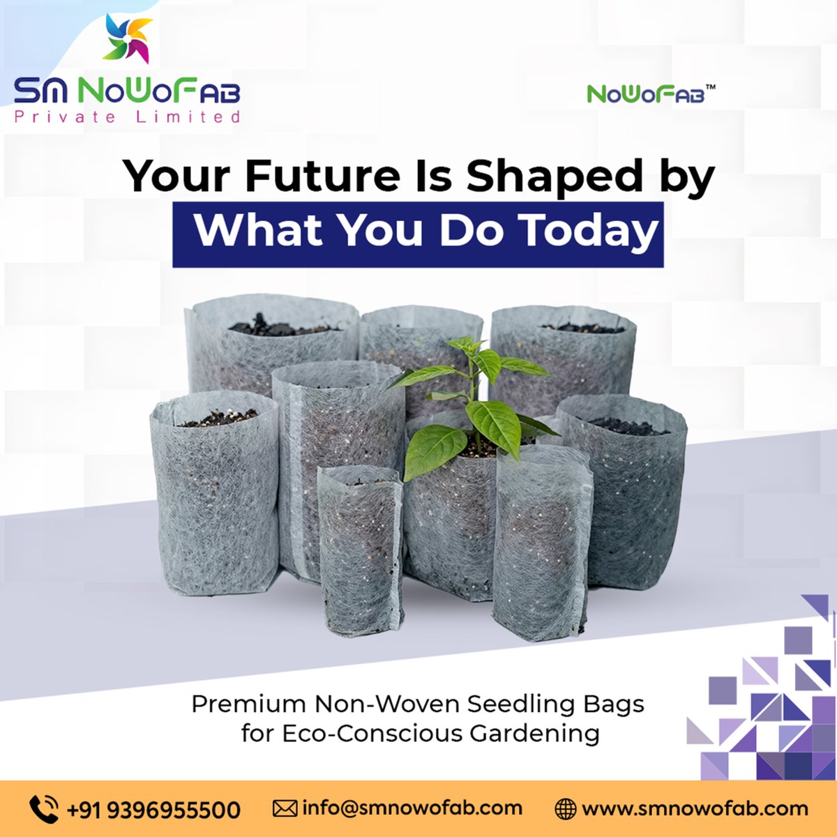 SmNowoFab's tweet photo. Shape your tomorrow with sustainable choices today 🌱
Grow smarter with premium non-woven seedling bags designed for healthier plants and eco-friendly gardening.

#EcoFriendly #GardeningLife #SustainableLiving #PlantGrowth #NurserySupplies #SeedlingBags #GreenFuture https://t.co/Pi1yYYIP86