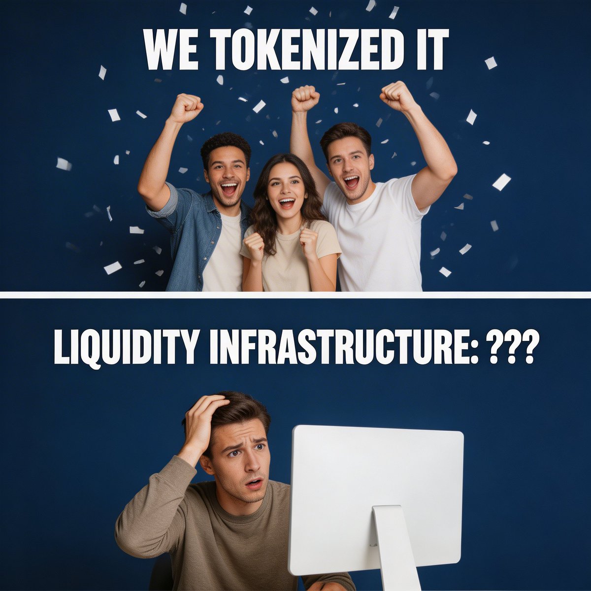 OrcaPrime_RWA's tweet photo. Other RWA projects: "We tokenized the asset! 🎉"

Orca Prime: "Cool. Now how does it move at institutional scale across 40 jurisdictions with programmatic compliance and real-time intelligence?"

Other RWA projects: 😰

🐋 The liquidity layer matters. https://t.co/Bygwke0vJU