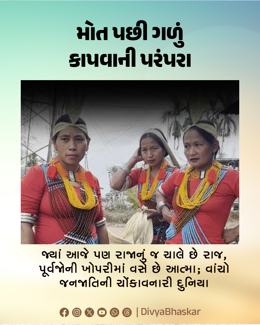 Divya_Bhaskar's tweet image. હમ લોગ; મોત પછી ગળું કાપવાની પરંપરા : જ્યાં આજે પણ રાજાનું જ ચાલે છે રાજ, પૂર્વજોની ખોપરીમાં વસે છે આત્મા; વાંચો જનજાતિની ચોંકાવનારી દુનિયા 
divya.bhaskar.com/4BWXiL5q81b
#Tribal #King #Rules #Tradition #humlog