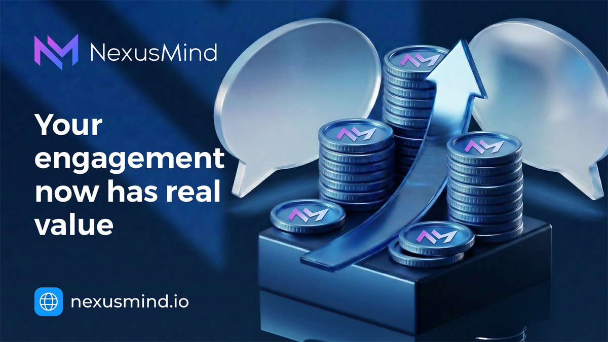 MyNexusMind's tweet photo. 💎 Your engagement now has real value.

💬 Earn $UNMD, #NexusMind’s utility token (1B fixed supply), simply by contributing, sharing ideas, and building the community.

🚀🔗 Social networking meets true digital ownership. https://t.co/29JDUysrCN