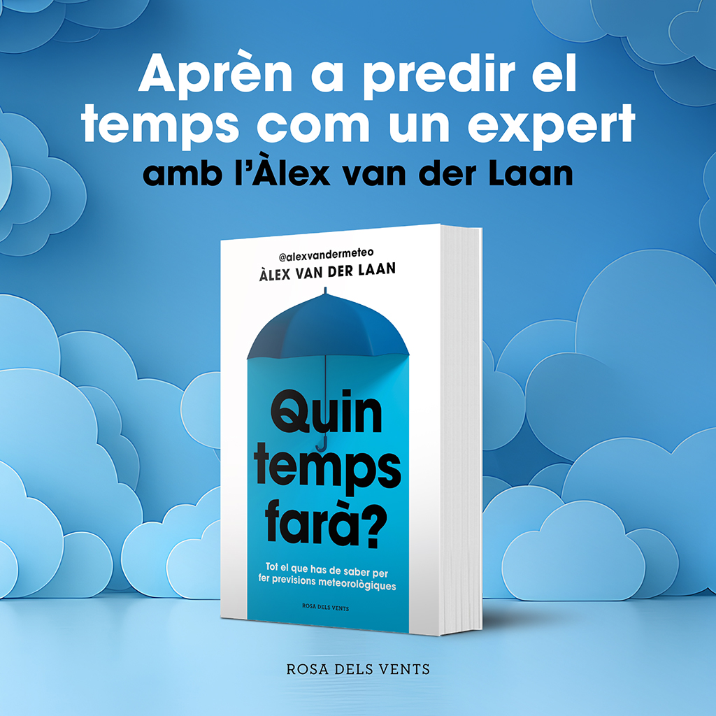 alexmegapc's tweet photo. Sant Jordi is coming👉 T'agrada la meteo? Coneixes algú que li agrada?, vols aprendre a fer prediccions? Aquest és el teu llibre. Quin temps farà? Publicat el 9 d'octubre i va per la tercera edició.  https://t.co/weqMbv0iOZ #meteo https://t.co/L8i5dZpgi1