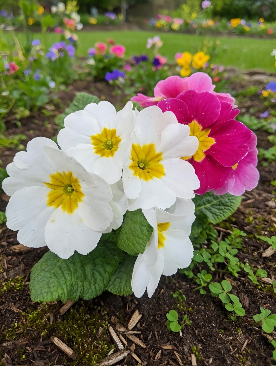 heehee78291's tweet image. Primula vulgaris💜🌸💚✨️🌞☕️#Flowers #Bloom.   #FlowersOnX