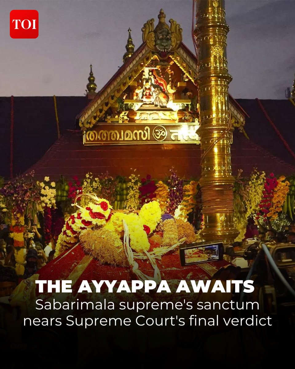 timesofindia's tweet image. In 2006, the Indian Young Lawyers Association approached the #SupremeCourt of India, arguing that barring #women violated constitutional guarantees of #equality and #freedom of religion.

As a larger nine-judge bench of the Supreme Court prepares to finally hear the matter once