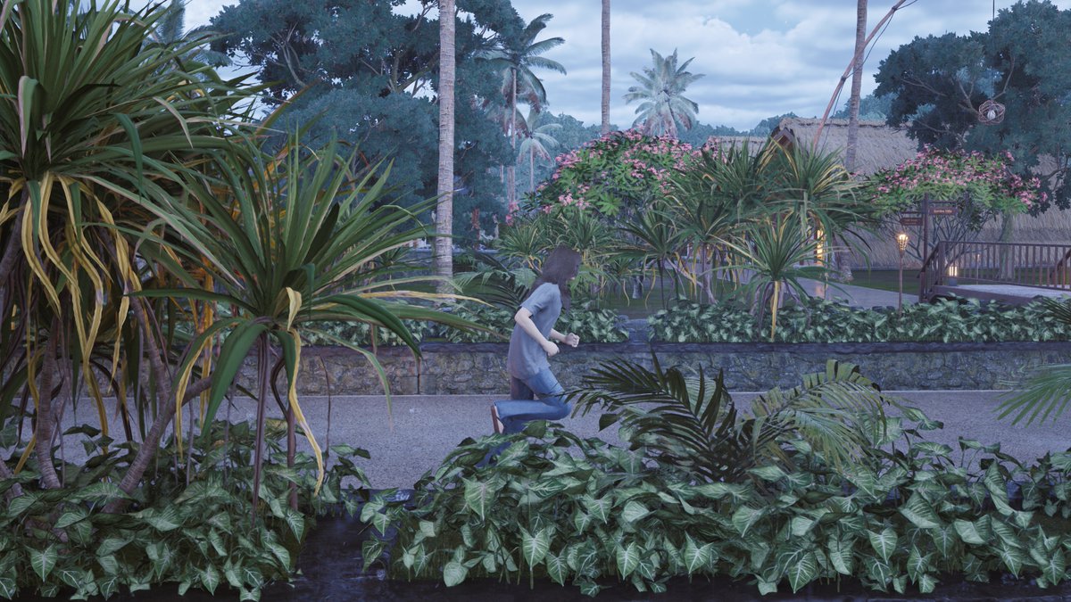 nanonandana's tweet image. 雨  #inZOI