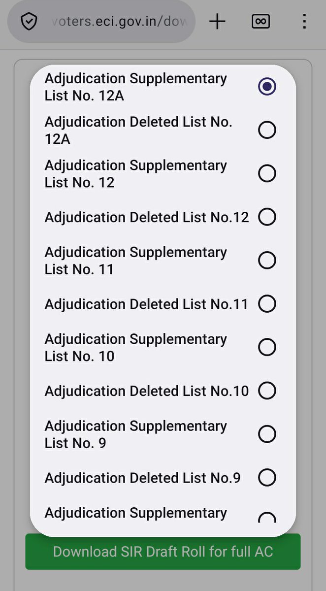 shuvankr's tweet photo. HOW #GodiMedia lies ...
In West Bengal, after #FinalRoll ..
@ECISVEEP has released 13 supplementary adjudication lists and 13 Deleted Lists ..
So if you were #UnderAdjudication, you have to check 26 PDFs to get the #FinalList .. https://t.co/K6l4dAUEm1