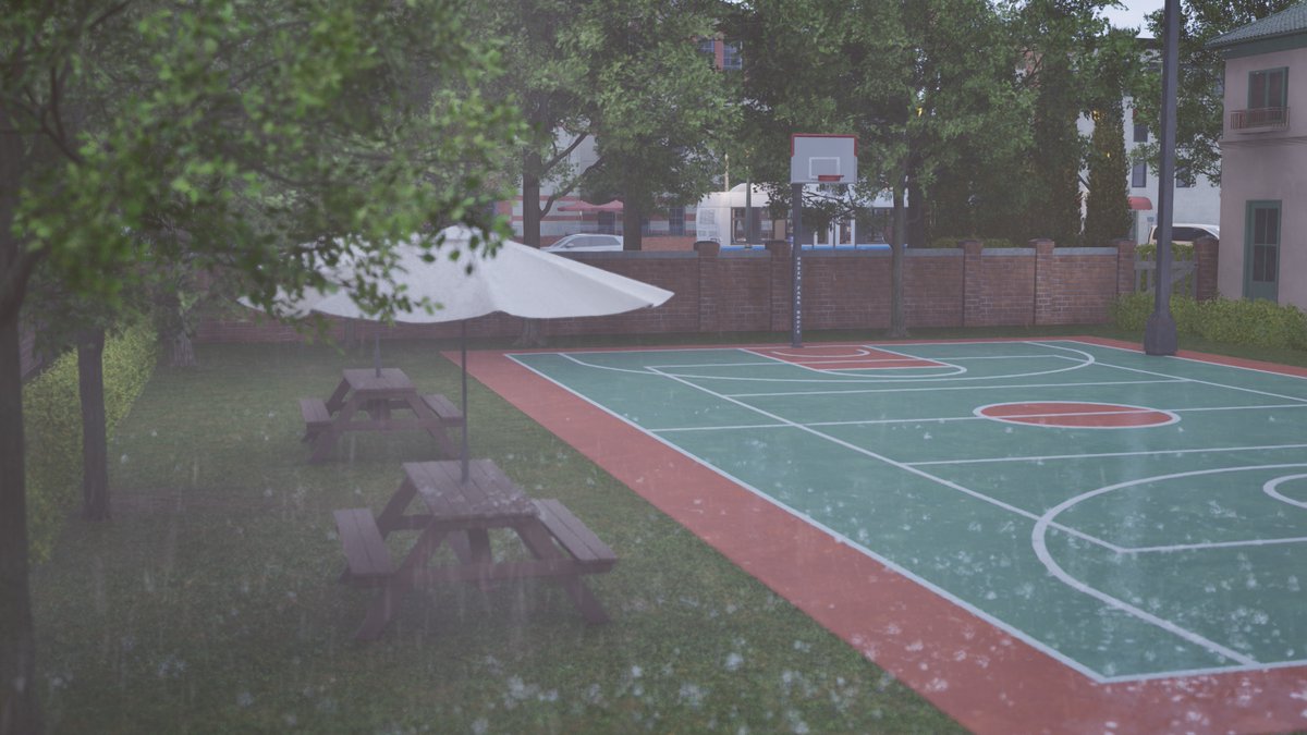 nanonandana's tweet image. 雨  #inZOI