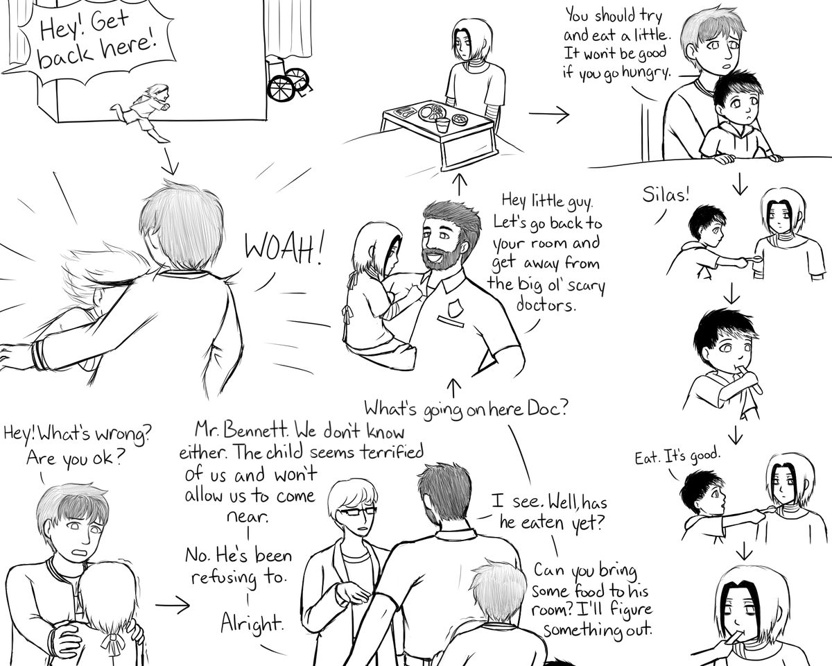 ...All I have to say, Prowl's gonna have a rough time in this AU. I didn't make it clear but the next page of doodles is the day after X-Brawn and his family brought Prowl to the hospital. And yes, Prowl is afraid of labcoats.
x.com/Yo_Howdy_Do/st…