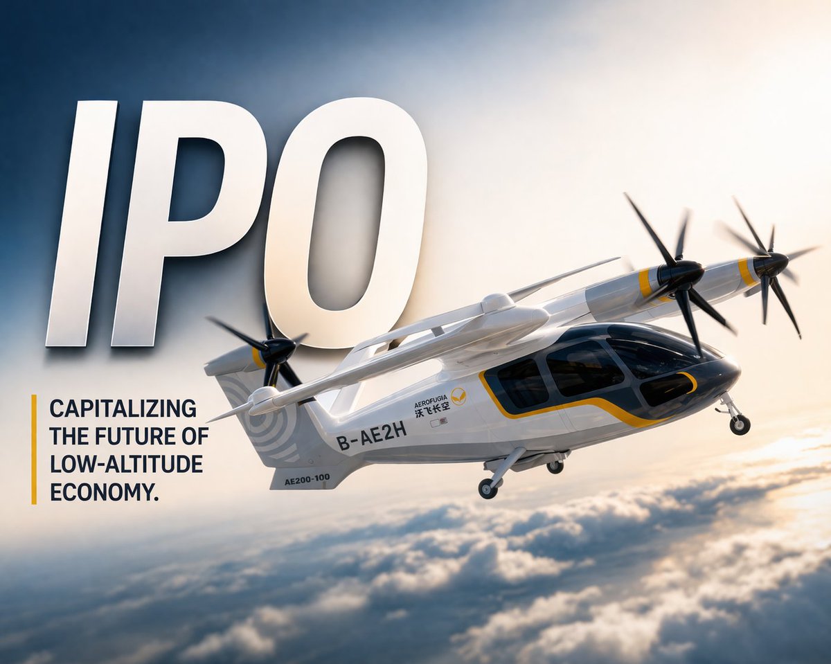 eVTOLBrazil's tweet photo. AIRSPACE IS ENTERING THE BALANCE SHEET.

Sichuan Wofei Changkong Science & Technology Co., Ltd. is moving toward an IPO on China’s STAR Market.

What do we actually know?

• ~¥1.0B raised in recent rounds (led by CITIC)
• Controlled by Geely ecosystem
• AE200 targeting ~200 km range, 6 seats
• Funds allocated to: certification, Chengdu production base, and air mobility ops

What is missing?
No #IPO size.
No valuation.
No pricing.

So what is being sold?
Not revenue.
Not scale.

Positioning.

Certification (适航) is still in progress.
Yet capital is already being structured around it.

For the #LowAltitudeEconomy, this reveals something critical:
Infrastructure is being financed before validation is complete.

The AE200 is not just an aircraft.
It is a claim on future corridors.
So the real question is not:

“Will it fly?”

It is:
Who will be allowed to operate when it does?

#Skylark
@eVTOLBrazil
Before the world understands it, we are already flying through it.

#eVTOL #Aerofugia #AE200