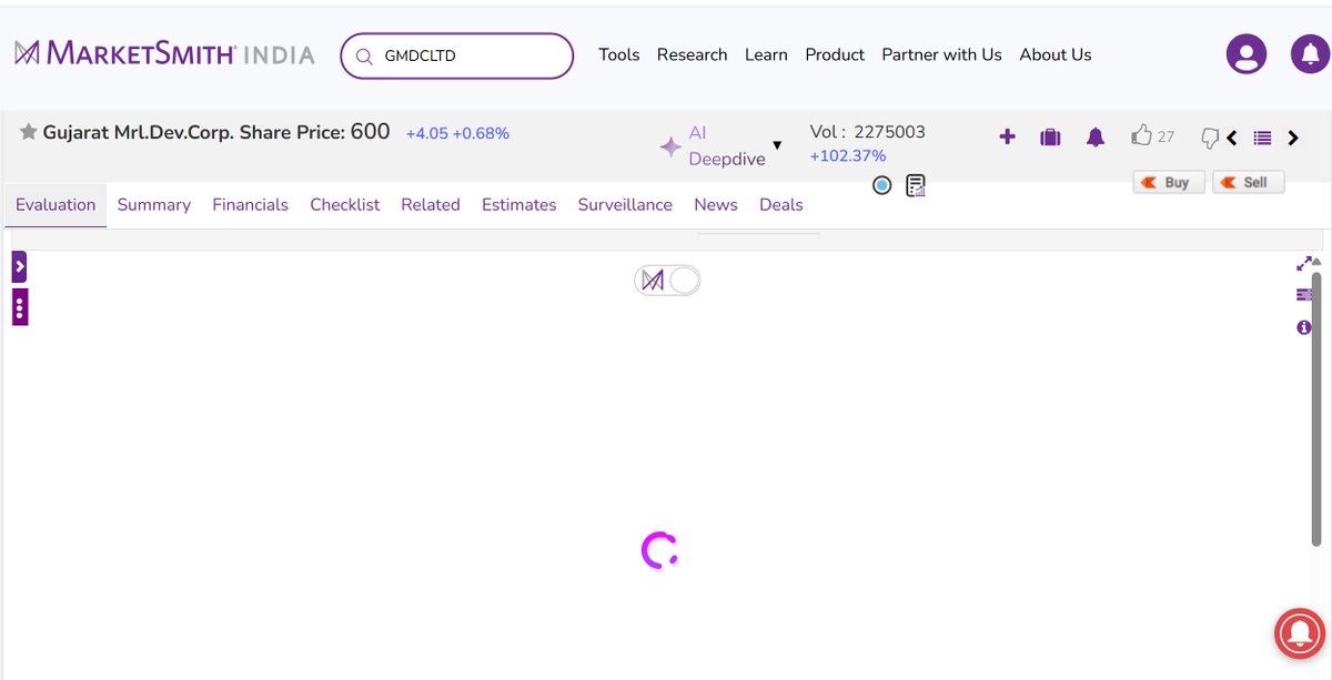 sagarsarma's tweet photo. @MarketSmithIND 

Your software sucks. It keeps loading. Multiple email sent with issue no body give any response for support.  Are you guys serious about platform usefulness? https://t.co/yGD4T9y0JI