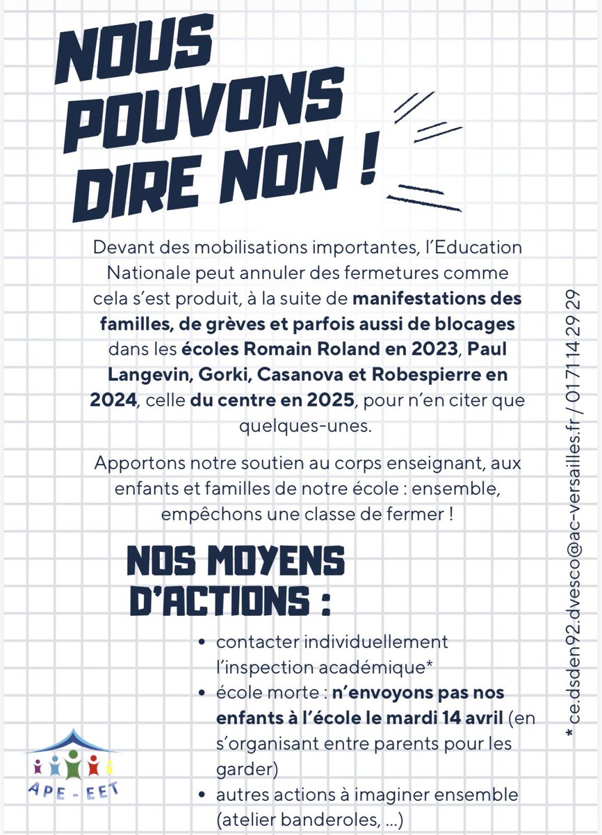 Collectif parents et enseignants de Nanterre tweet media