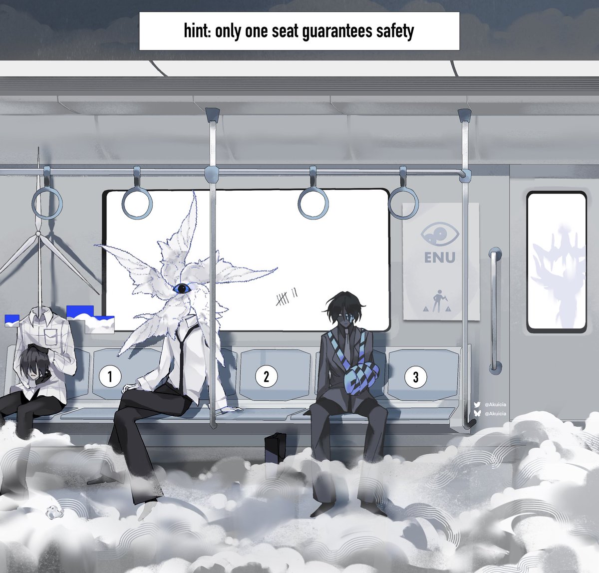 Akuicia's tweet image. choose your seat (part 2)
#oc