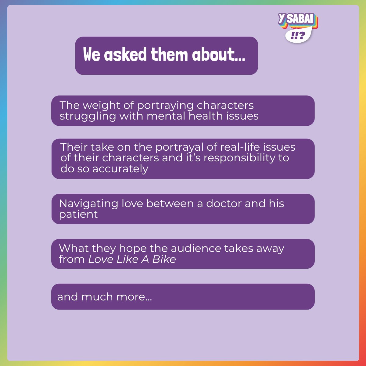 Y Sabai Media tweet media