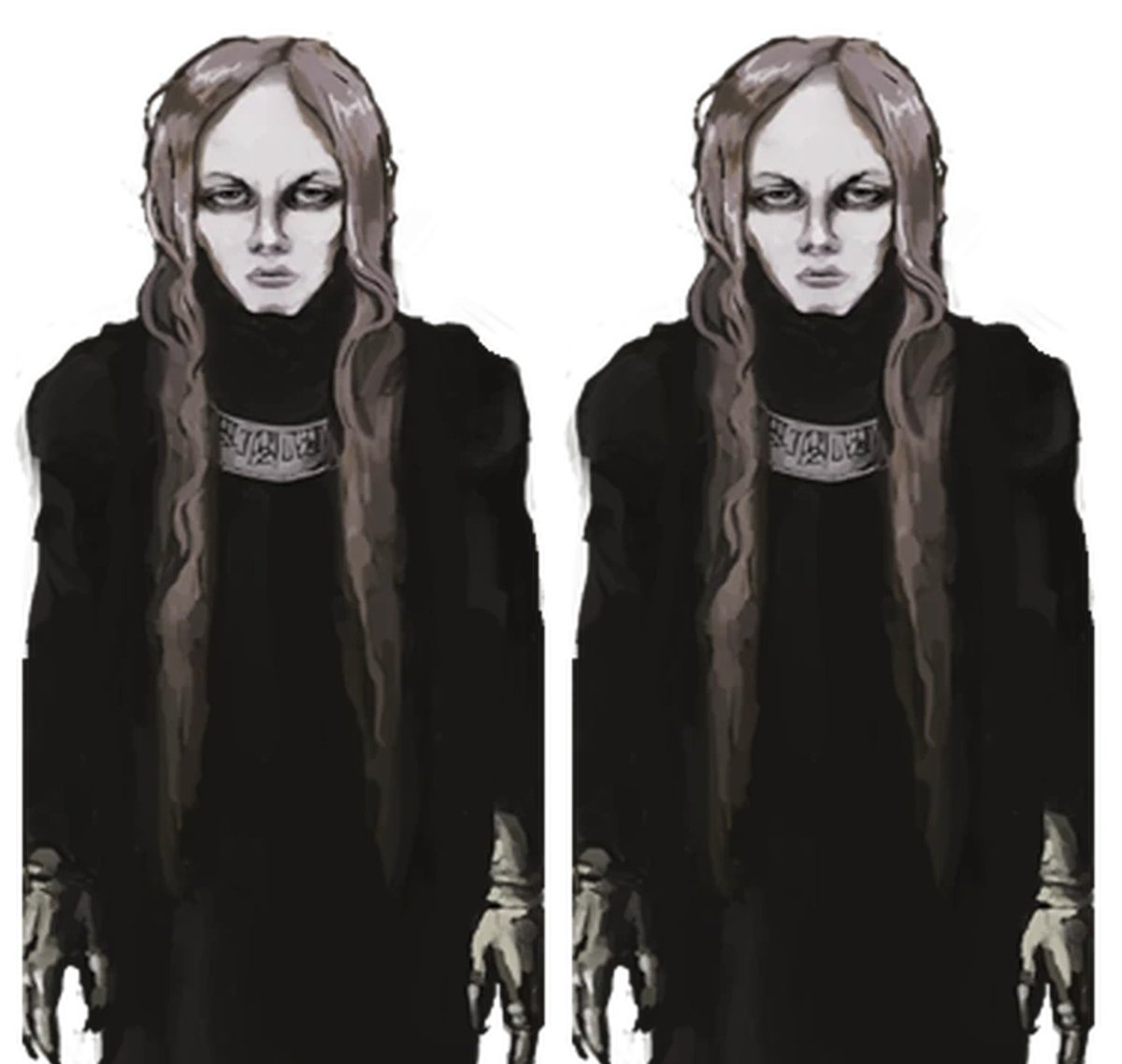 this is how i imagine enki and his sister would look like