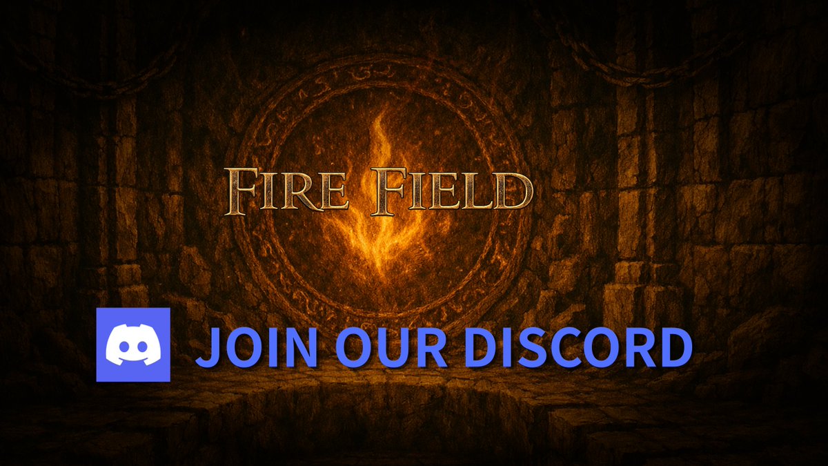 Fire Field now has an official Discord server! Join us for game updates, bug reports, screenshots, and chat with    the community.

Fire Fieldの公式Discordサーバーができました！アップデート情報、バグ報告、スクリーンショット共有、コミュニティでの
  交流など、ぜひ参加してください。
