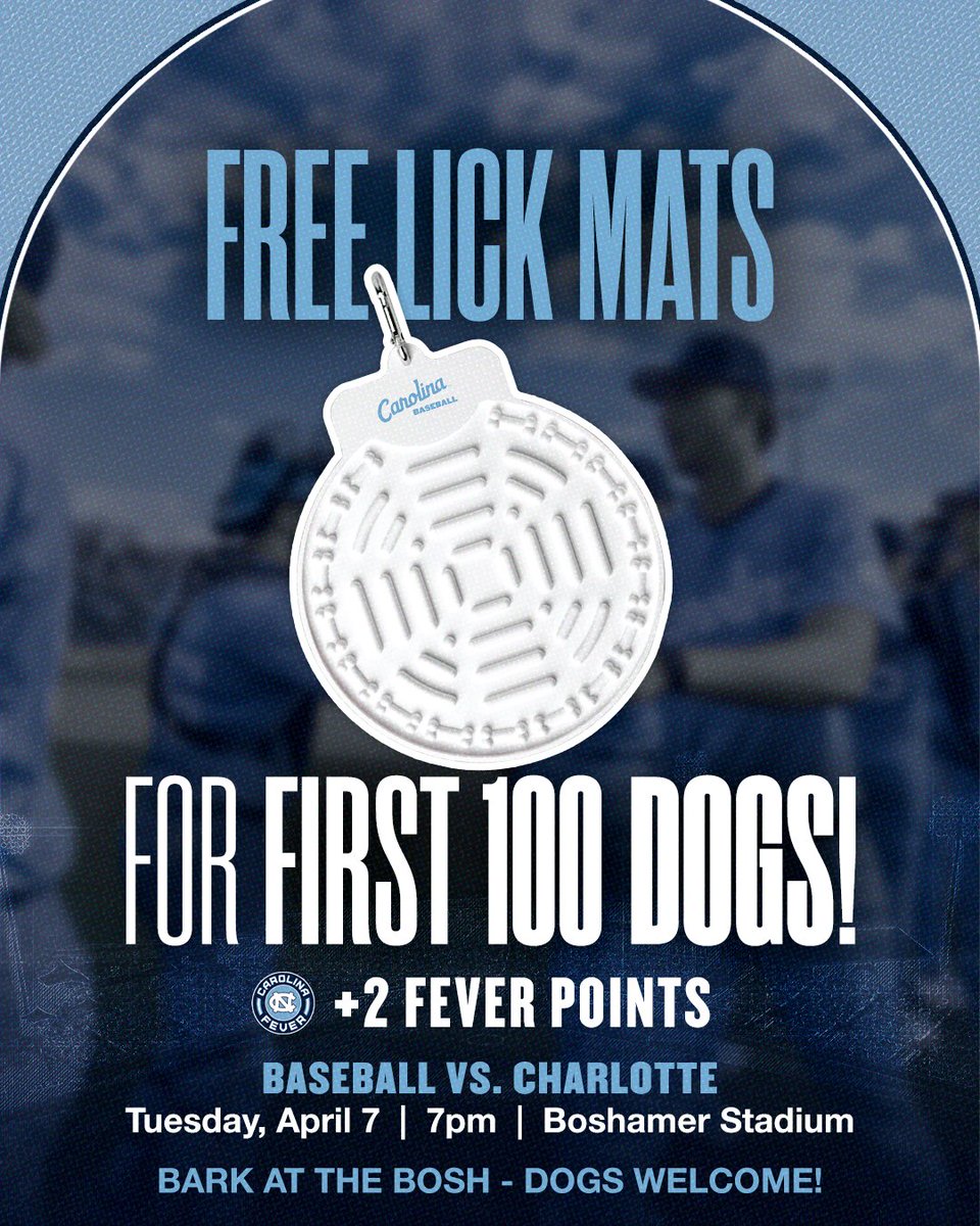 DiamondHeels's tweet image. BIG day at the Bosh ahead!

🐶 Bark at the Bosh
🥳 @carolinafever game!
👕 Replica jerseys (students only)