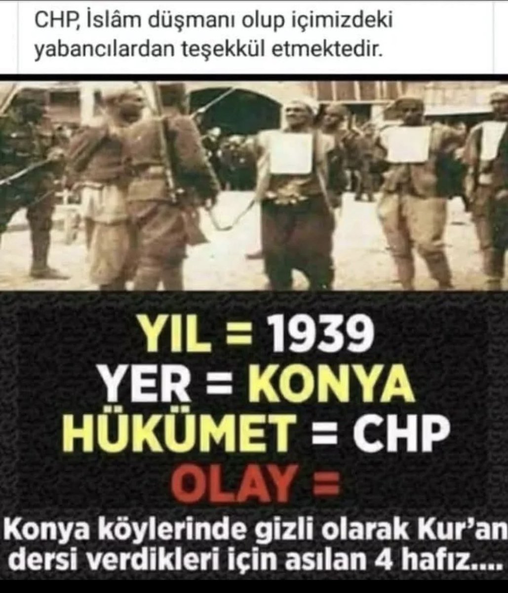 ottoman_053's tweet photo. CHP dün neyse bugünde aynıdır sadece gücünü kaybetti bugün yine iktidarı ele geçirseler geçmişte yaptıklarının fazlasını yaparlar https://t.co/33wjVZrC1g