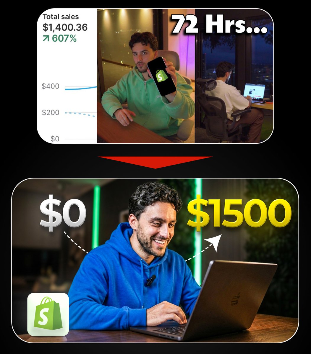 Goze_Graffix's tweet image. Day 19/100🚀

Thumb redesign for @kasramoradi
(A thread)

The original thumbnail was all over the place.

Too many elements. Split attention. Weak focus.

Nothing stood out.

I fixed it by:
• Turning it into a clear $0 → $1500 transformation
• Removing distractions and ...👇👇