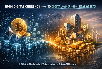SWCO_Token's tweet photo. Interesting to see finance slowly shifting on-chain.
 It goes deeper.
The real shift = real-world assets moving on-chain.
Ownership becoming more accessible &amp; transparent.
From digital currency → digital ownership.
Still early, but direction is clear.
#RWA #Blockchain #Token https://t.co/6n2gcJ8sW4